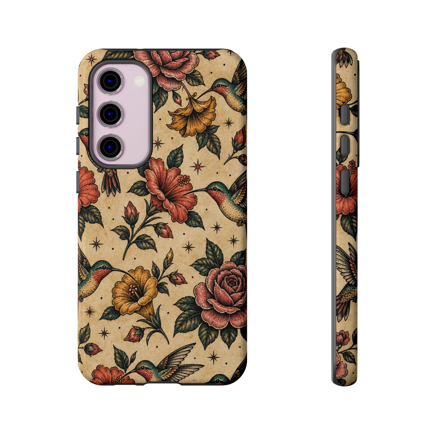 Hummingbird Rose Tough Case