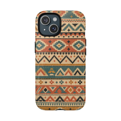 Stacked Aztec Magnetic Case