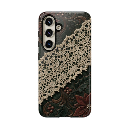 Poinsettia Lace Tough Case