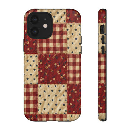 Gingham Stars Tough Case