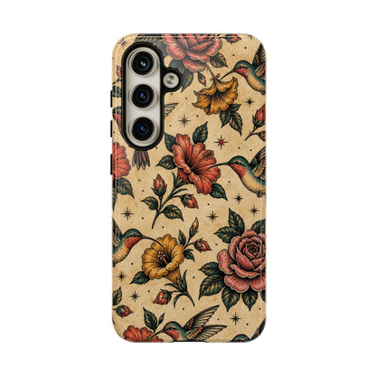 Hummingbird Rose Tough Case