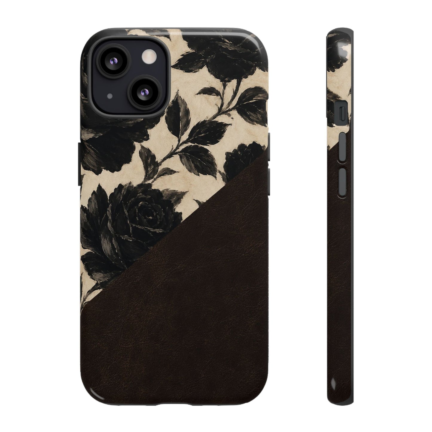 Rose Leather Tough Case
