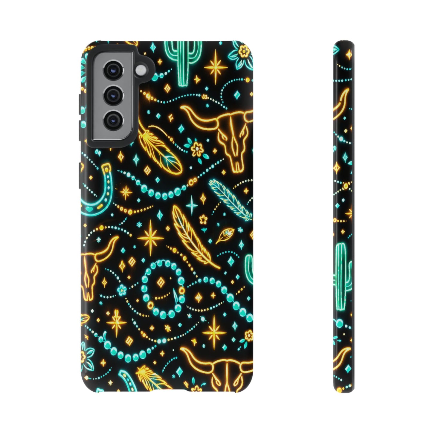 Neon Turquoise Tough Case