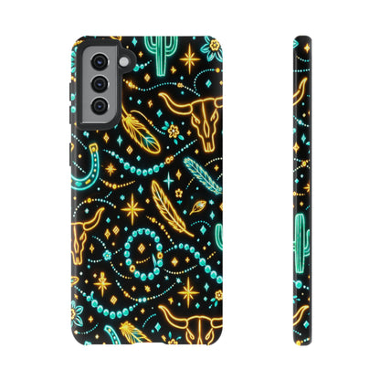 Neon Turquoise Tough Case