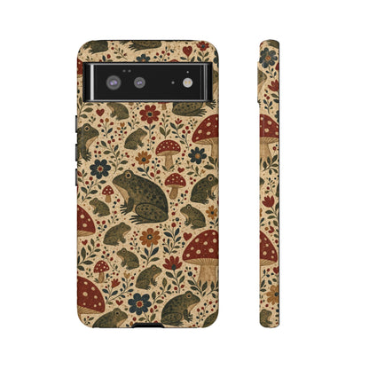 Folk Frog Toadstool Tough Case