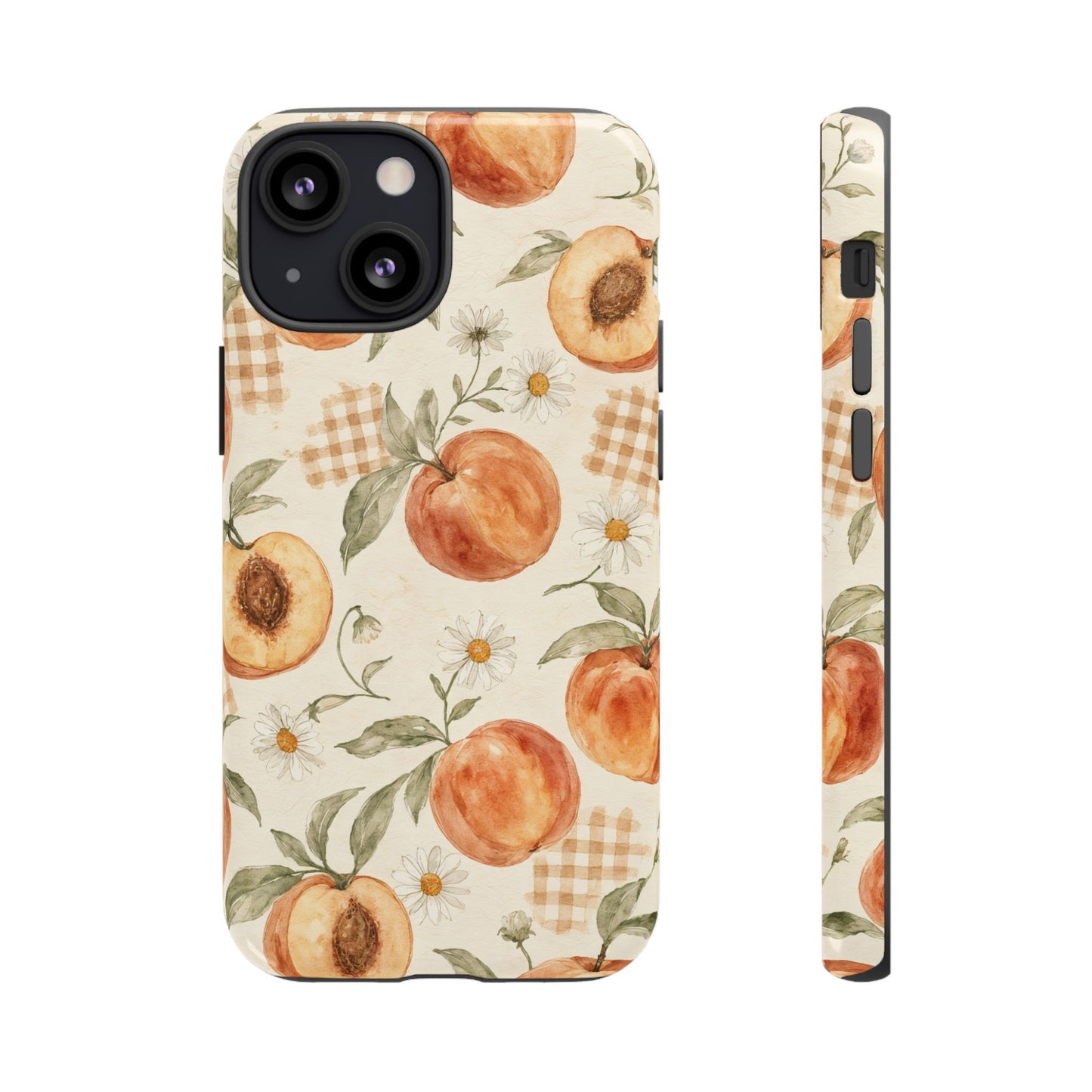 Peachy Gingham Tough Case