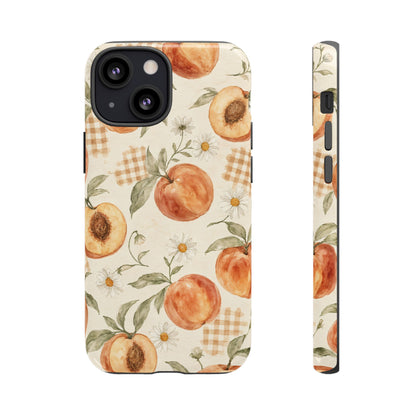 Peachy Gingham Tough Case