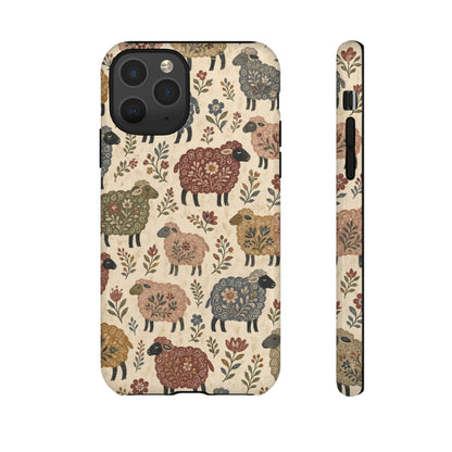Folk Sheep Tough Case