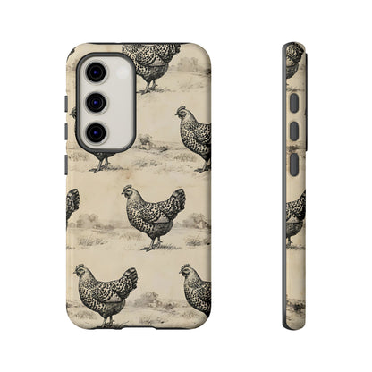 Vintage Chickens Tough Case