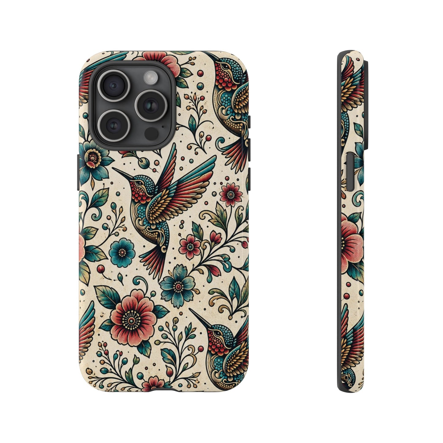 Retro Hummingbird Tough Case