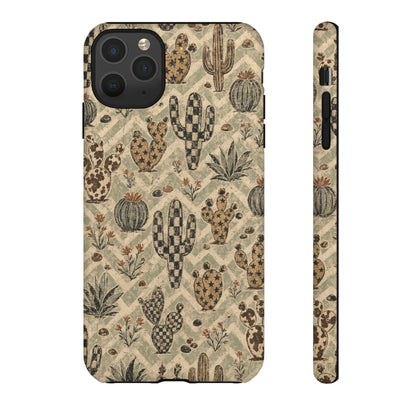 Checkered Cactus Tough Case