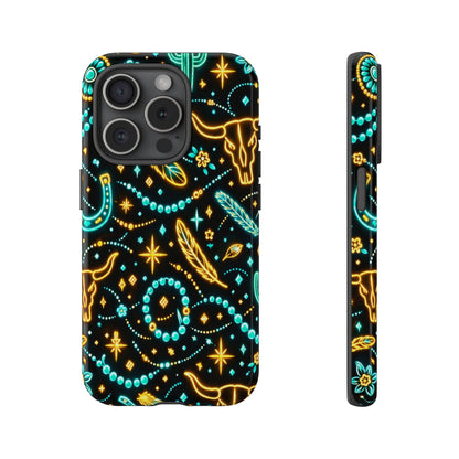 Neon Turquoise Tough Case