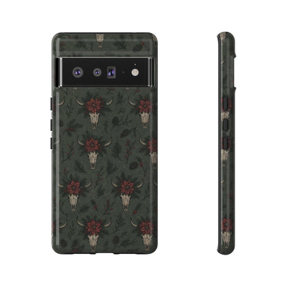 Inked Christmas Skull Tough Case