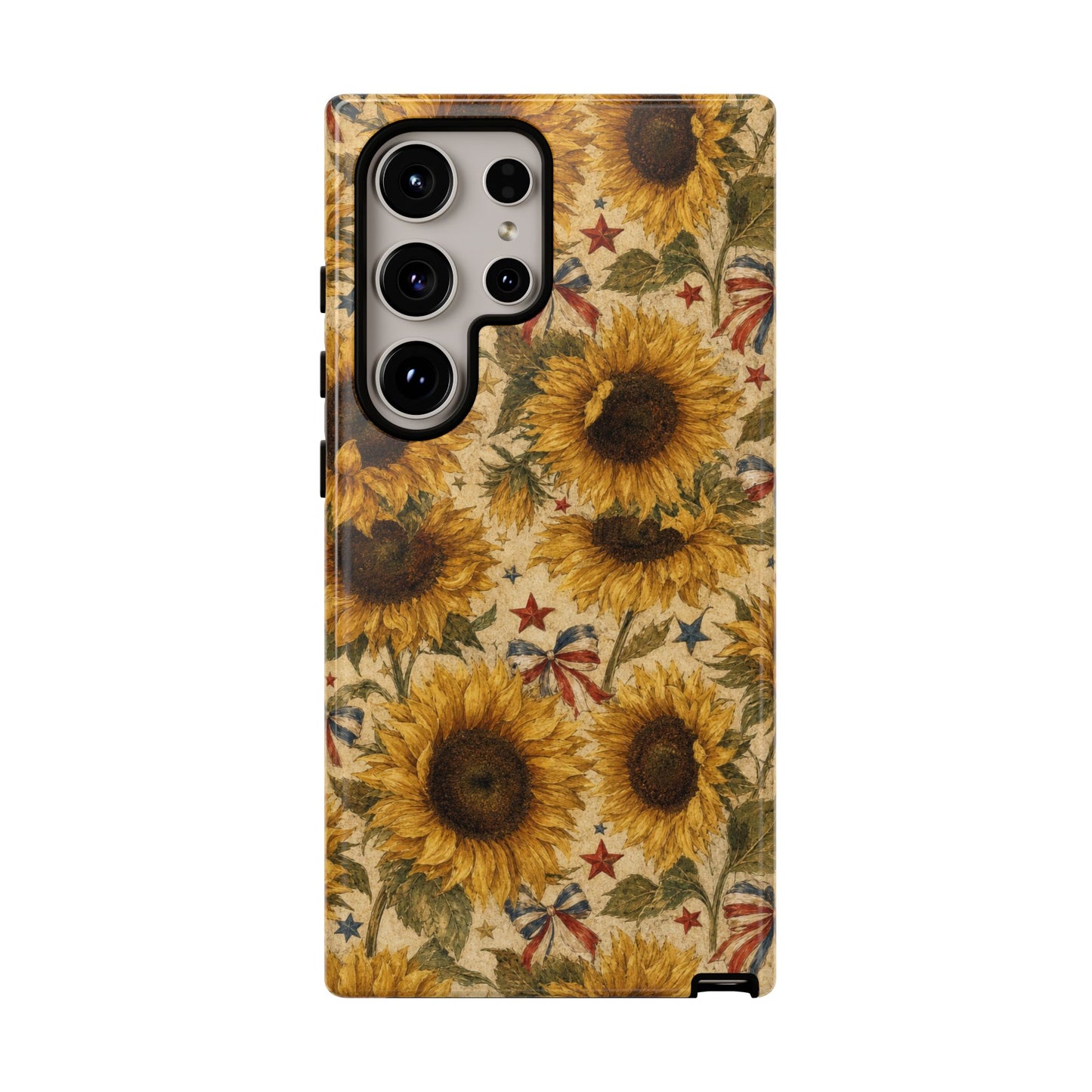Patriotic Sunflowers Tough Case