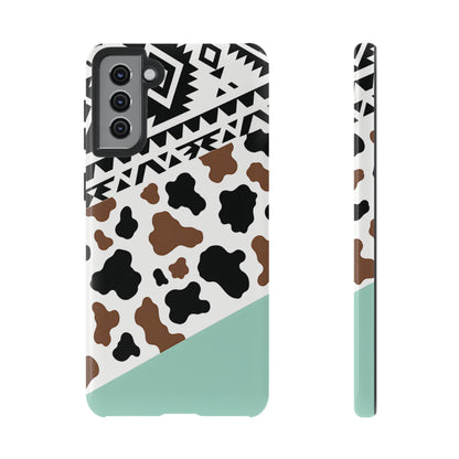 Mint Aztec Cowhide Tough Case