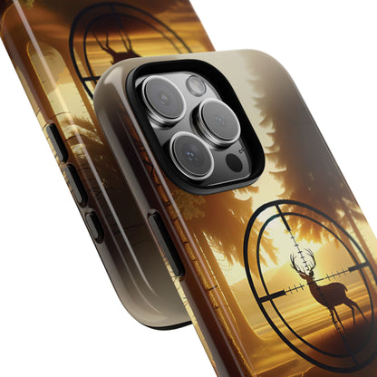 Golden Crosshairs Deer Tough Phone Case