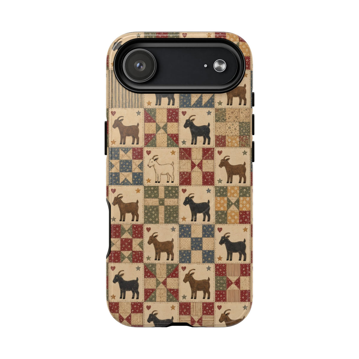 Goat Quilt Magnetic Case