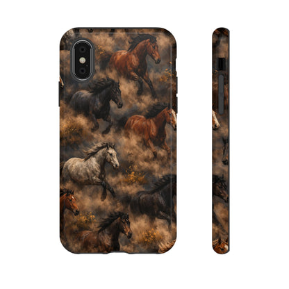 Running Horses Tough Case