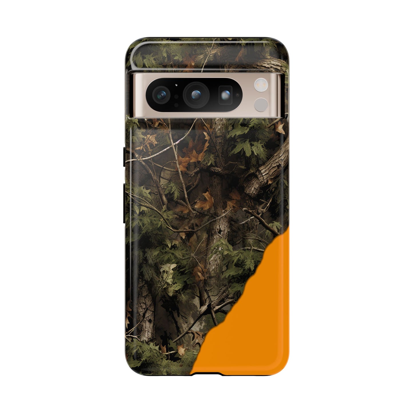 Torn Camo Orange Tough Case