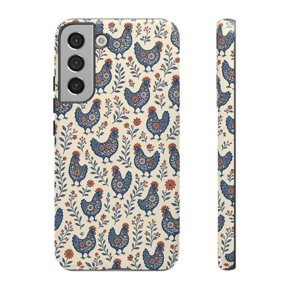 Folk Hens Tough Case