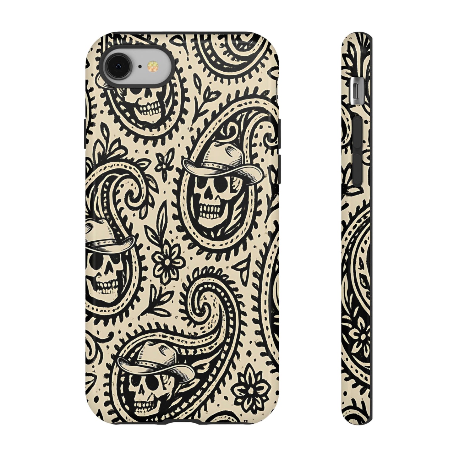 Cowboy Skull Paisley Tough Case