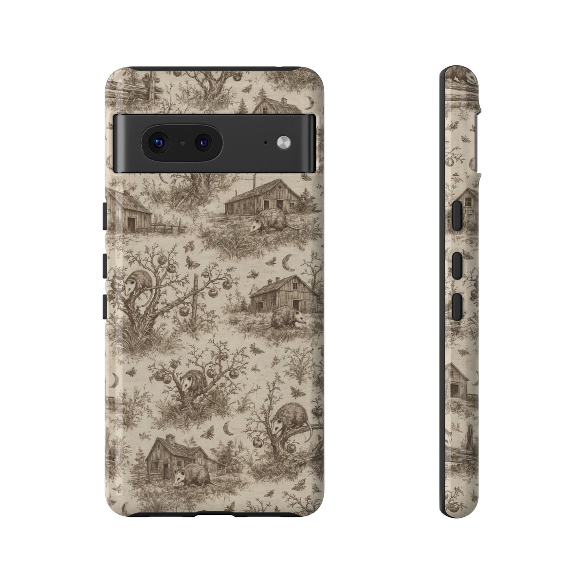 Opossum Toile Tough Case