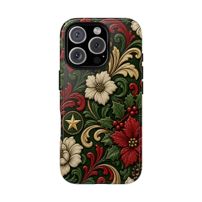 Tooled Christmas Stars Tough Case