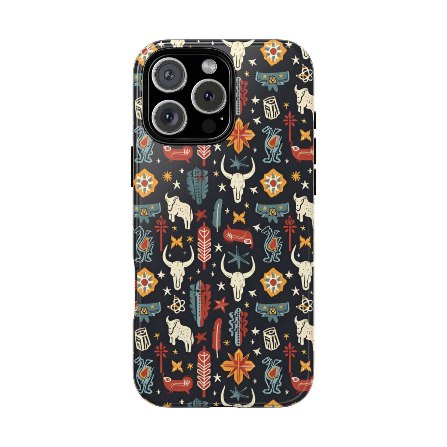 Colorful Western Tough Phone Case