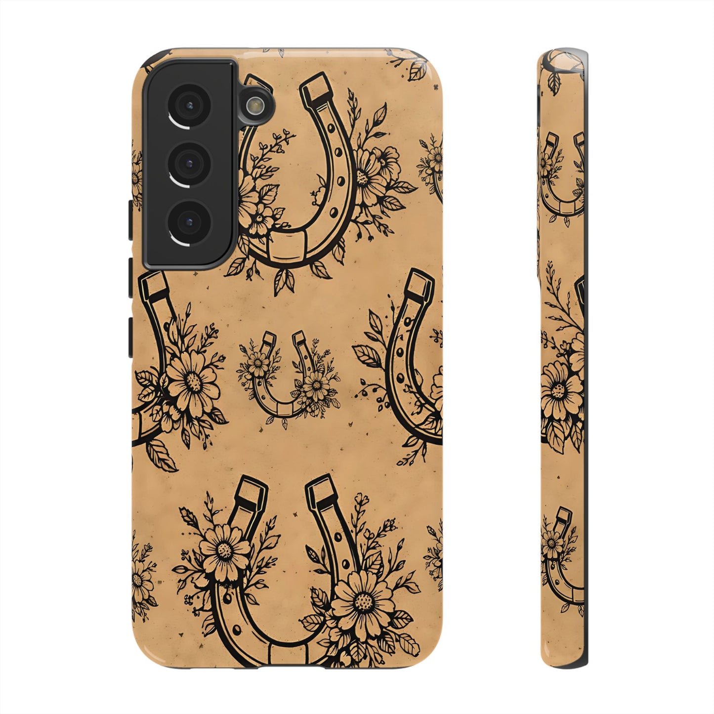 Floral Horseshoes Tough Case
