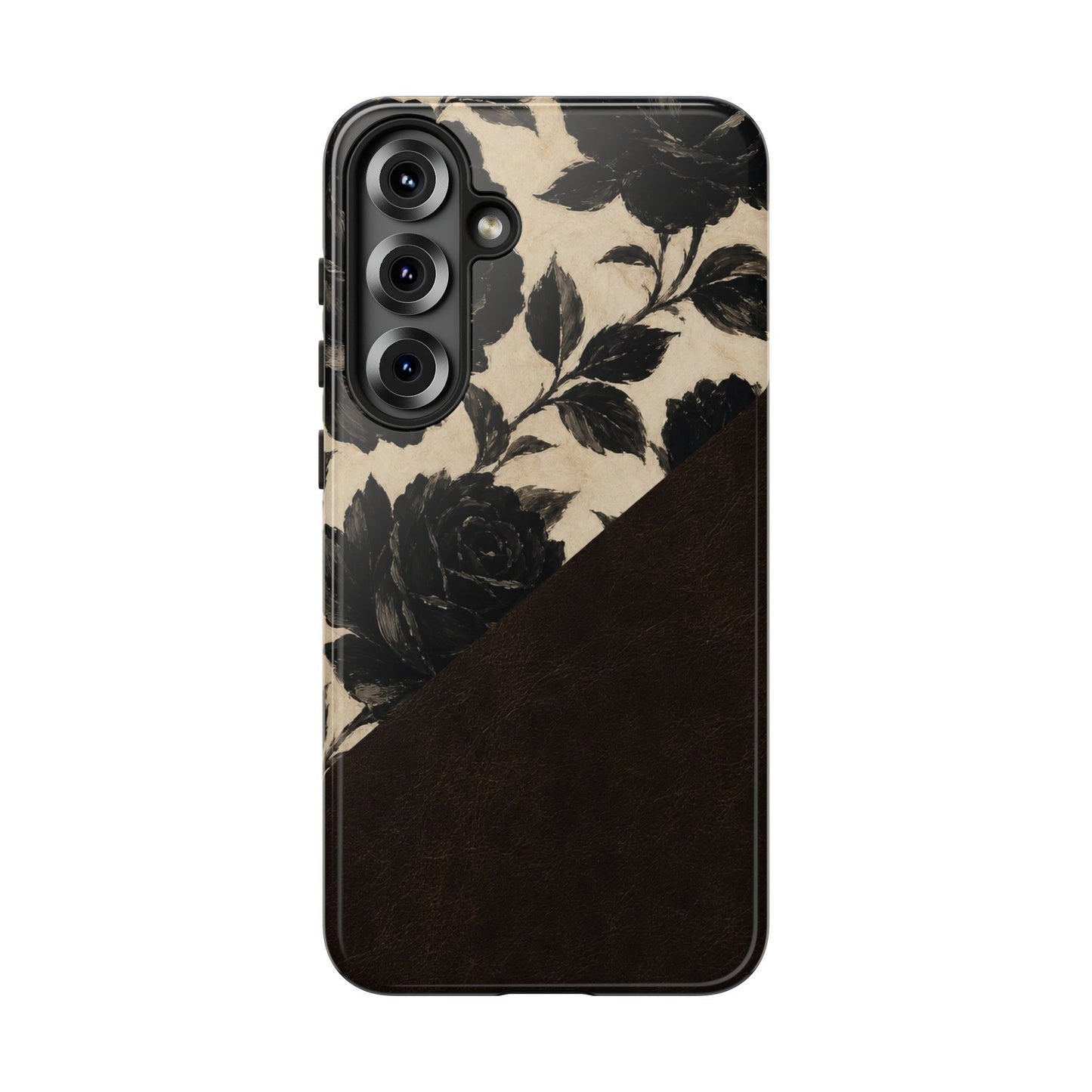 Rose Leather Tough Case