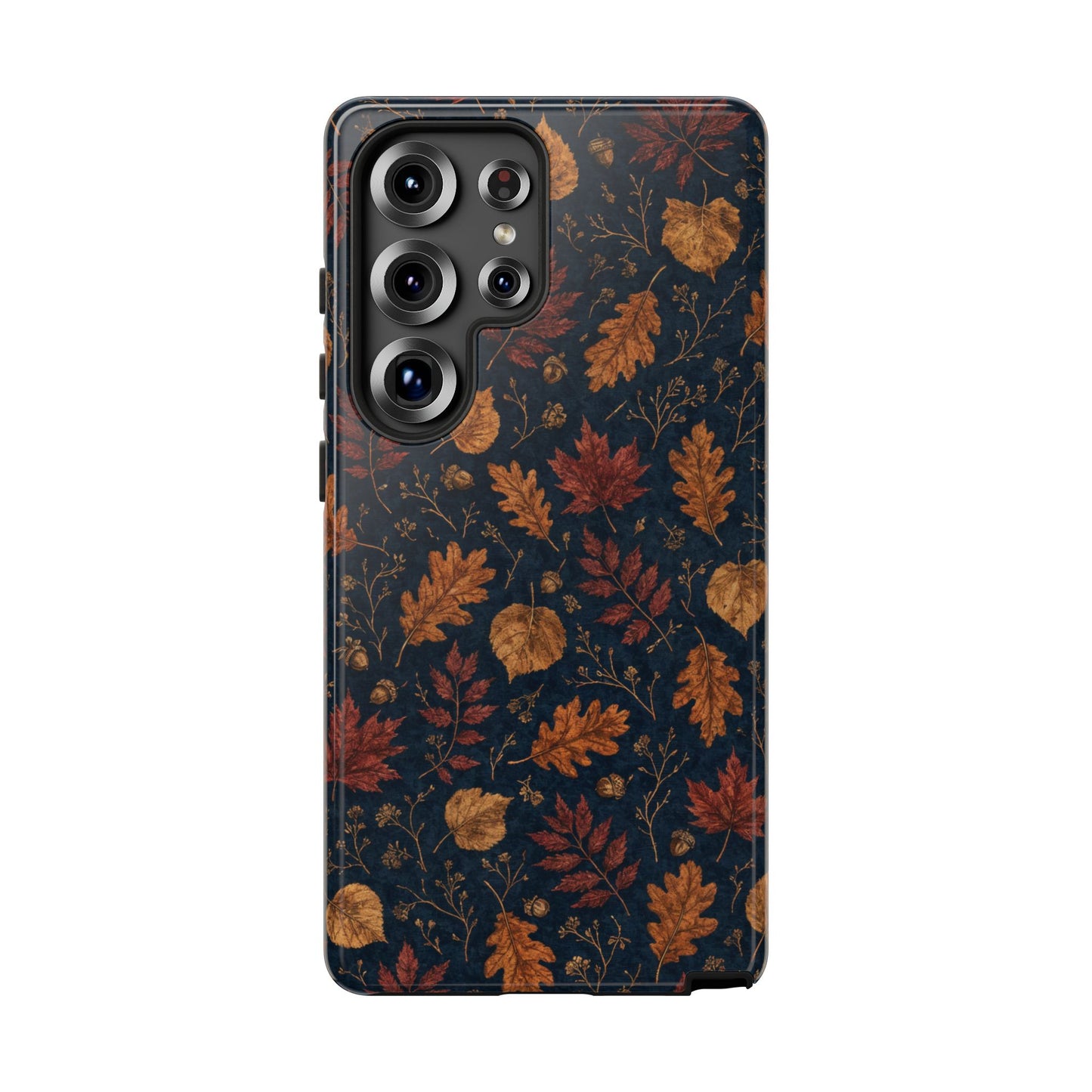 Navy Oak Leaf Tough Case