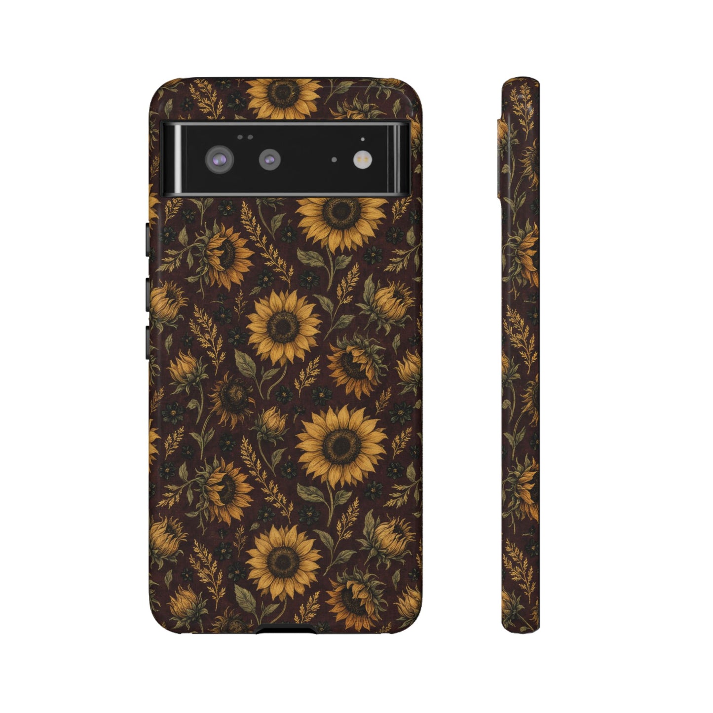 Burgundy Sunflowers Tough Case