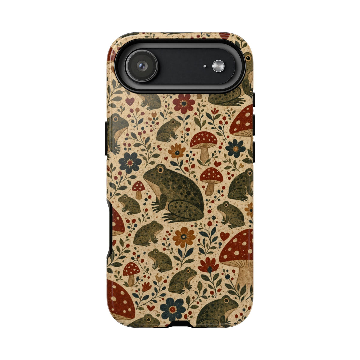 Folk Frog Toadstool Tough Case