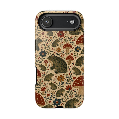 Folk Frog Toadstool Tough Case