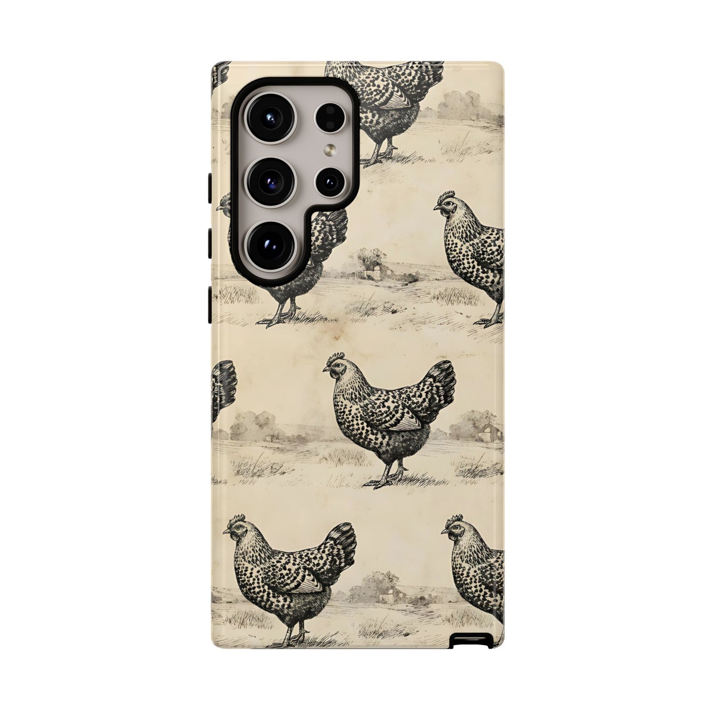 Vintage Chickens Tough Case