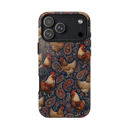 Patriotic Paisley Chickens Tough Case