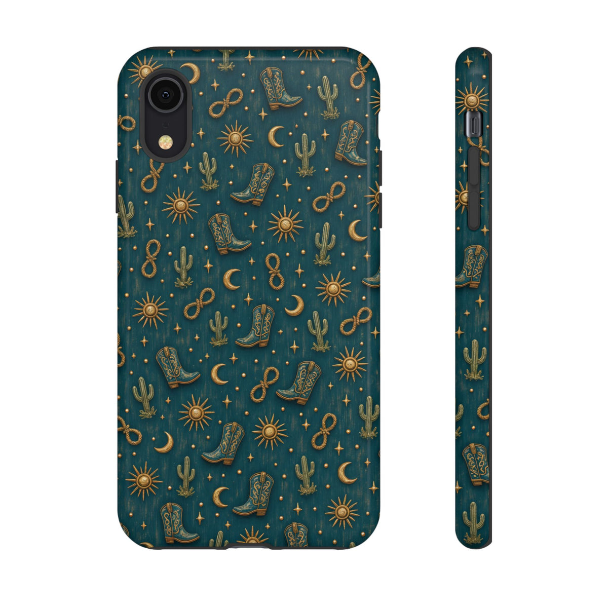 Teal Western Charms Tough Case
