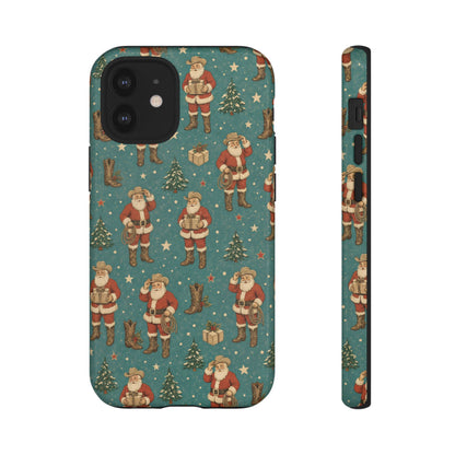 Retro Cowboy Santa Tough Case
