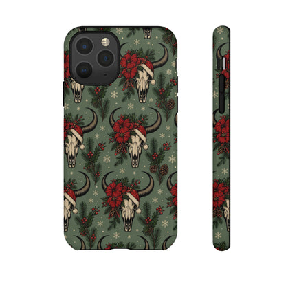 Santa Bull Skulls Tough Case