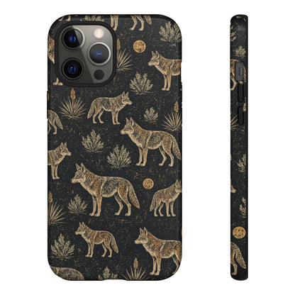 Moonlit Coyote Tough Case