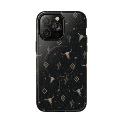 Midnight Longhorn Magnetic Case