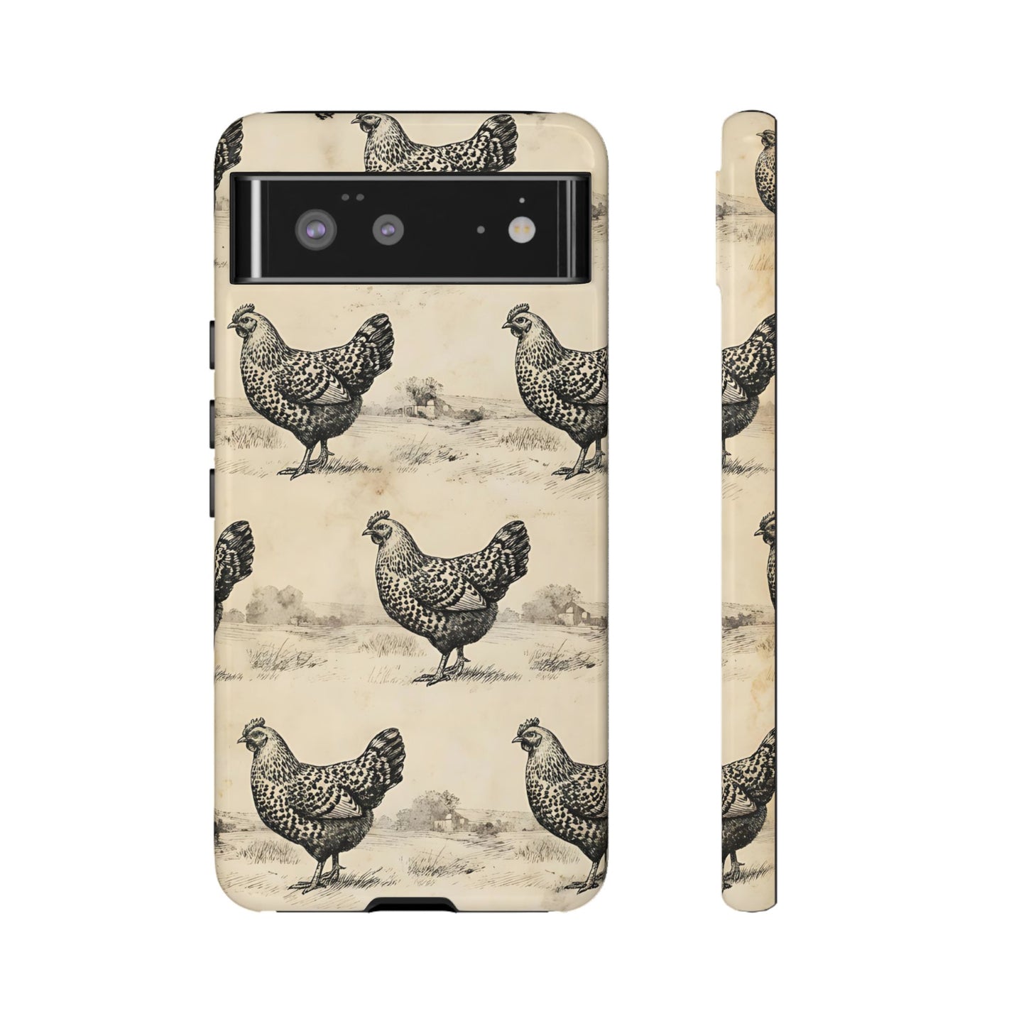 Vintage Chickens Tough Case