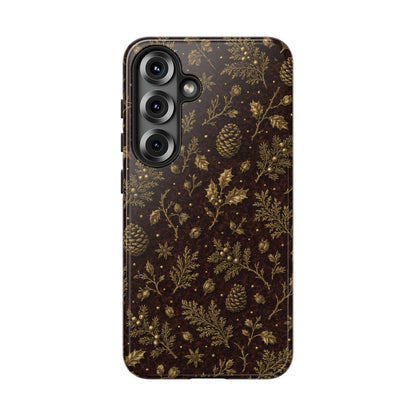 Brass Winter Botanicals Tough Case