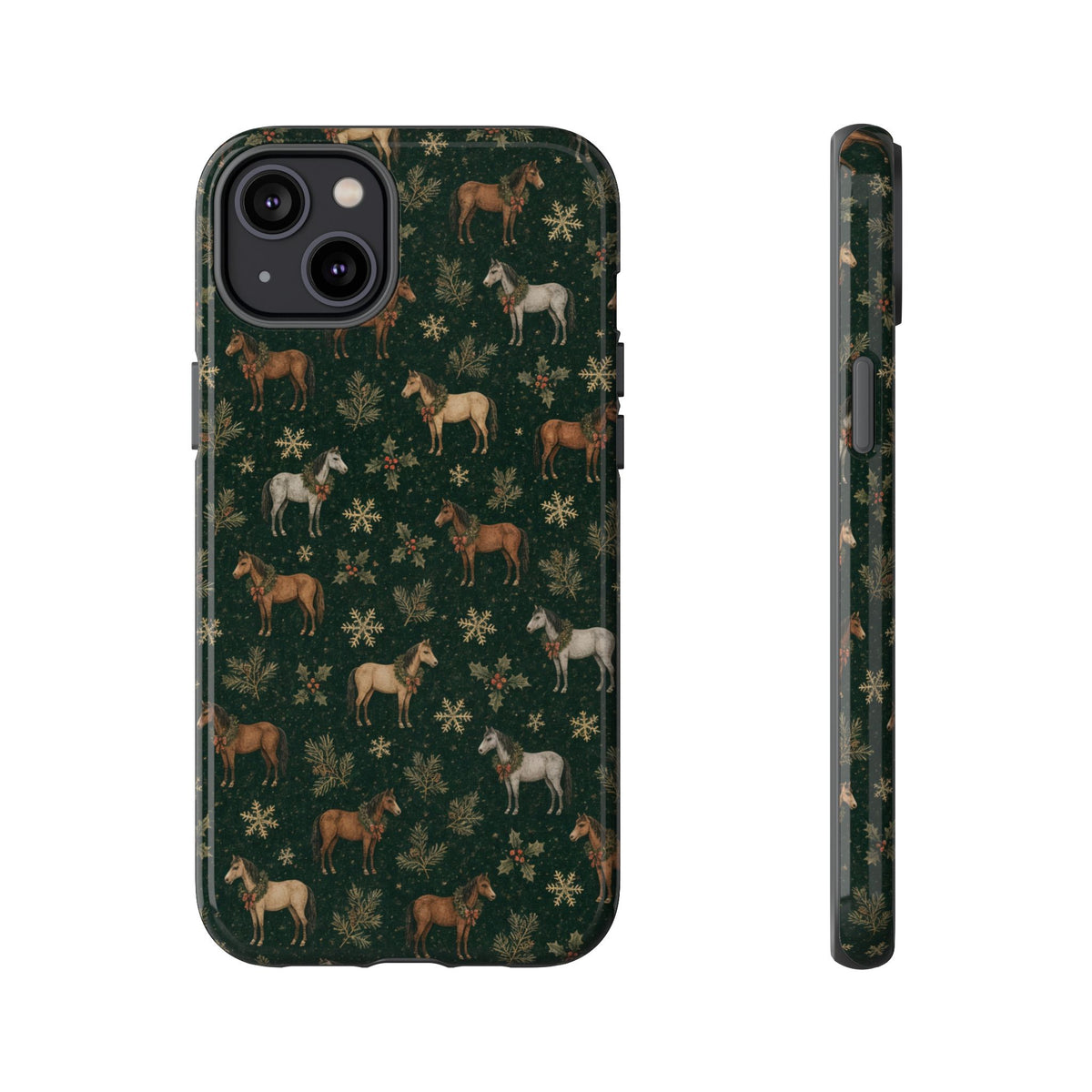 Evergreen Horses Tough Case