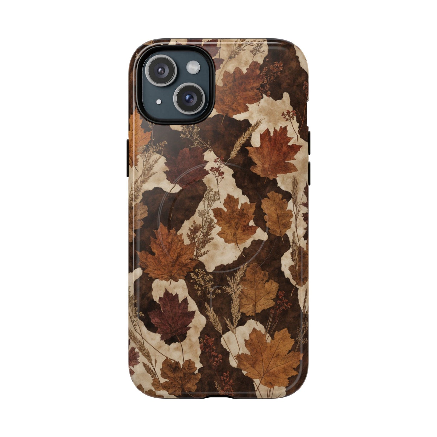 Autumn Cowhide Magnetic Case
