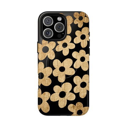 Retro Flower Magnetic Case