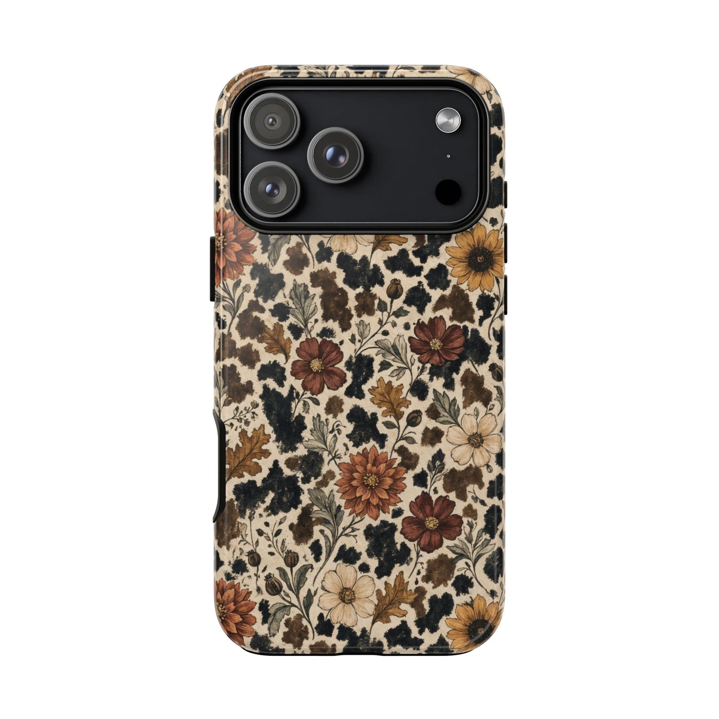 Autumn Cowhide Bloom Tough Case