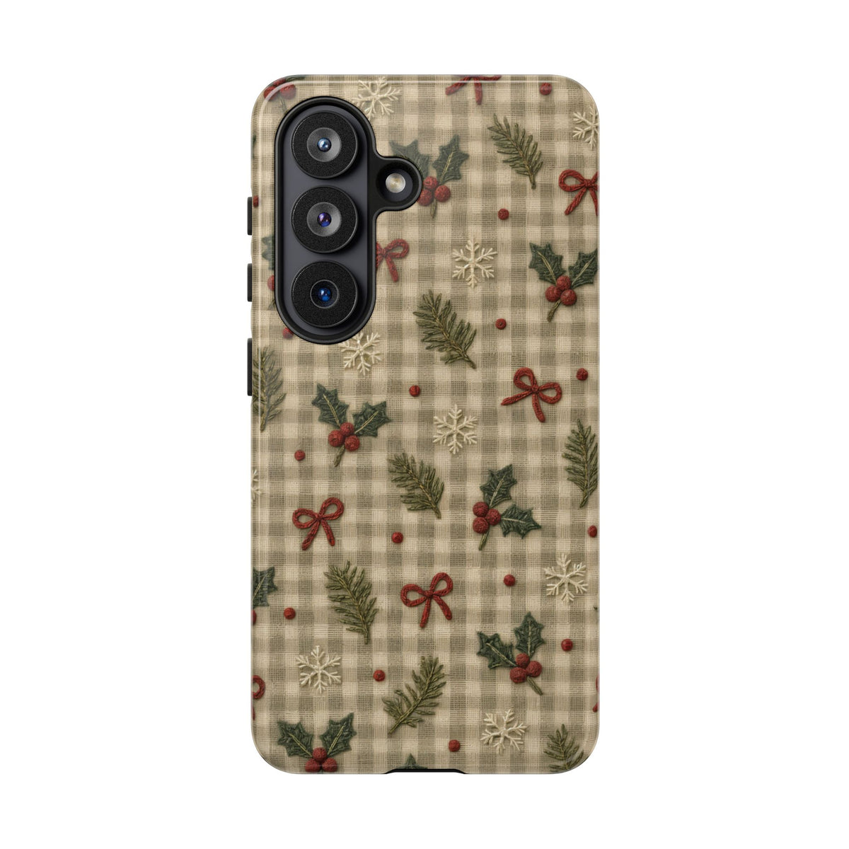 Gingham Holly Tough Case