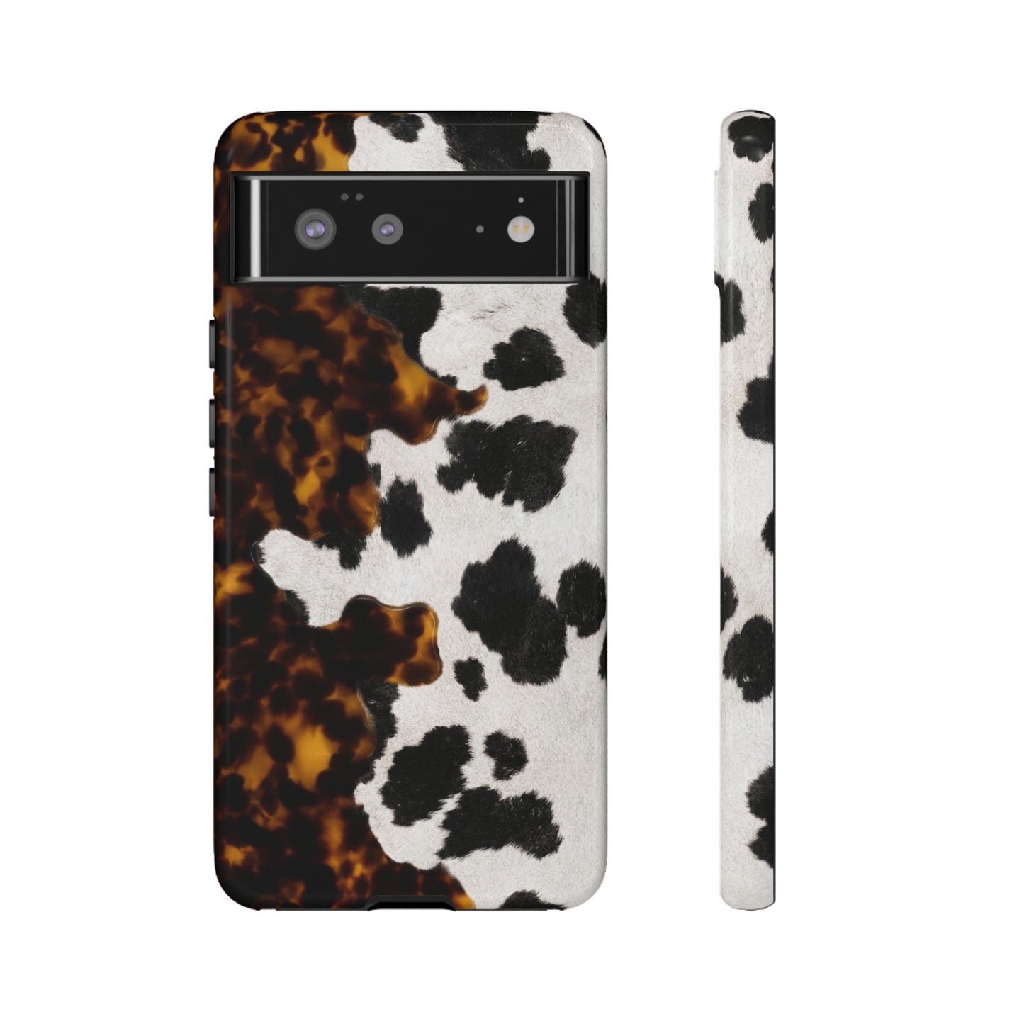 Tortoiseshell + Cowhide Tough Case