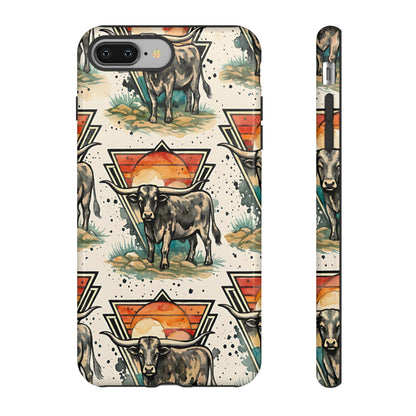 Retro Longhorn Tough Case